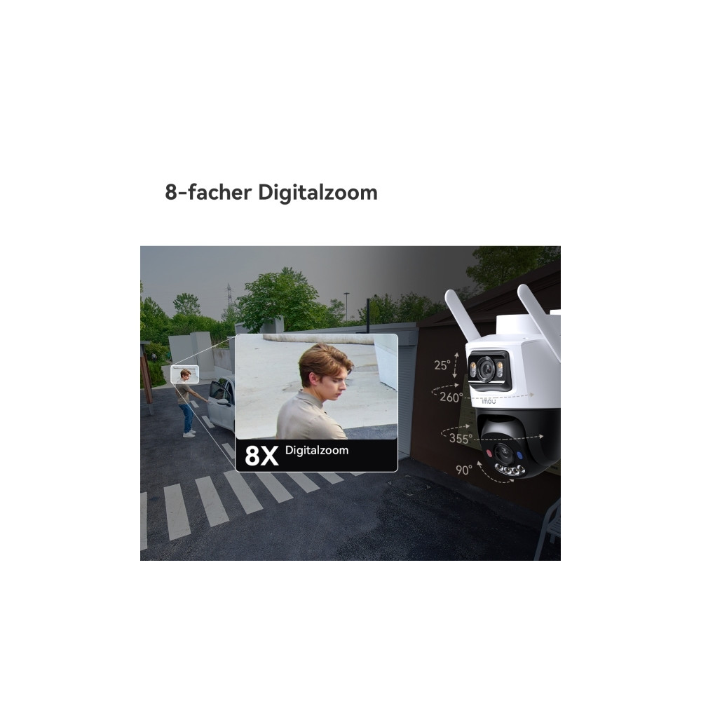 Produktbild för Imou AOV Dual 5MP + 5MP, IP-säkerhetskamera, Utomhus, Trådlö...