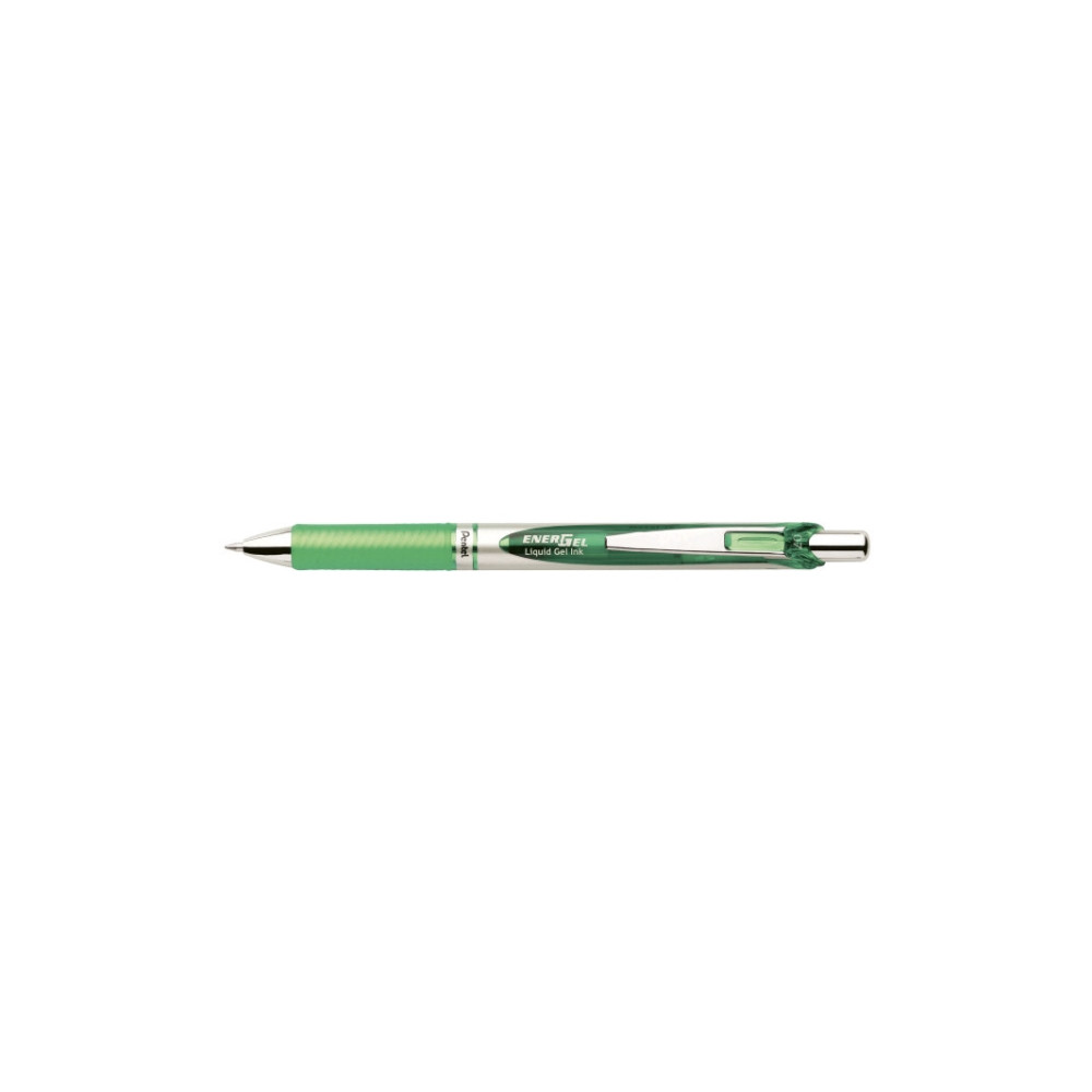 Produktbild för Pentel EnerGel Xm, Indragbar gelpenna, Grön, Grön, Silver, P...