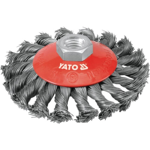 YATO Yato YT-4763, Förberedningsborste, 12500 RPM, 10 cm, Röd, St...