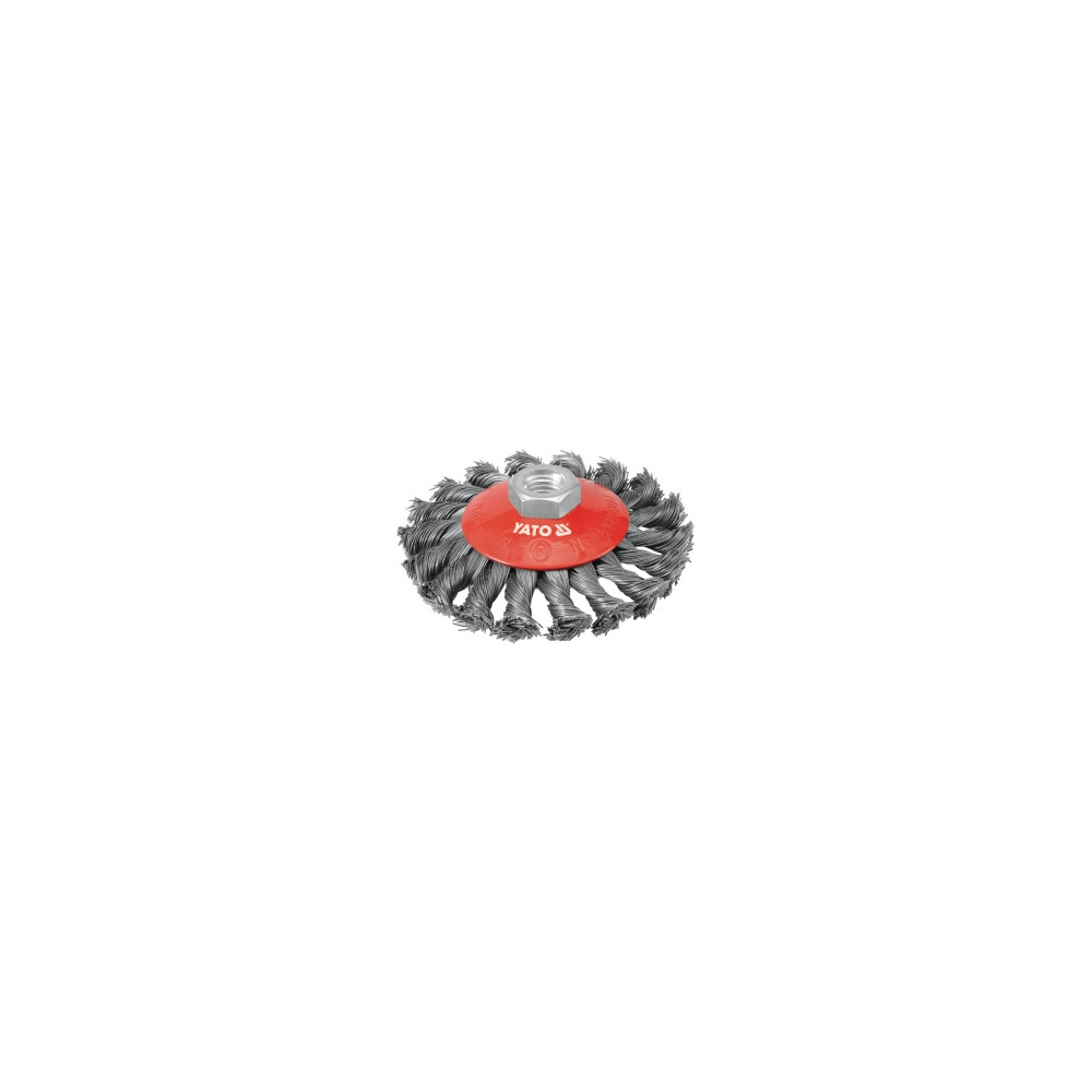 Produktbild för Yato YT-4763, Förberedningsborste, 12500 RPM, 10 cm, Röd, St...