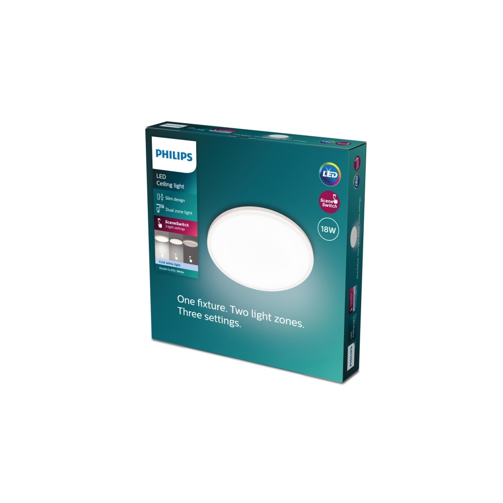 Produktbild för Philips Funktionell Ozziet taklampa 36 W, LED, Glödlampan/-l...