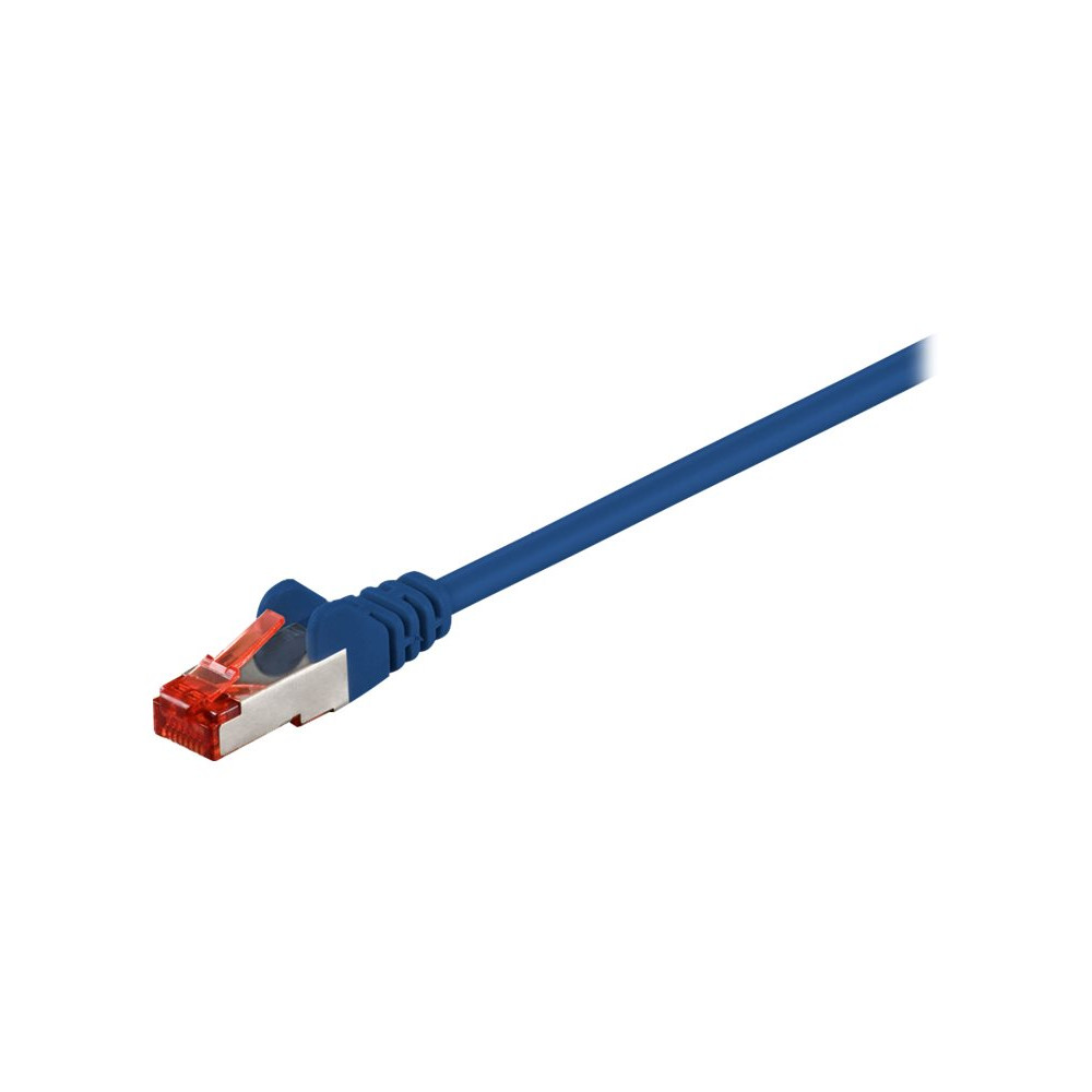 Produktbild för goobay patch-kabel - 50 m - blå
