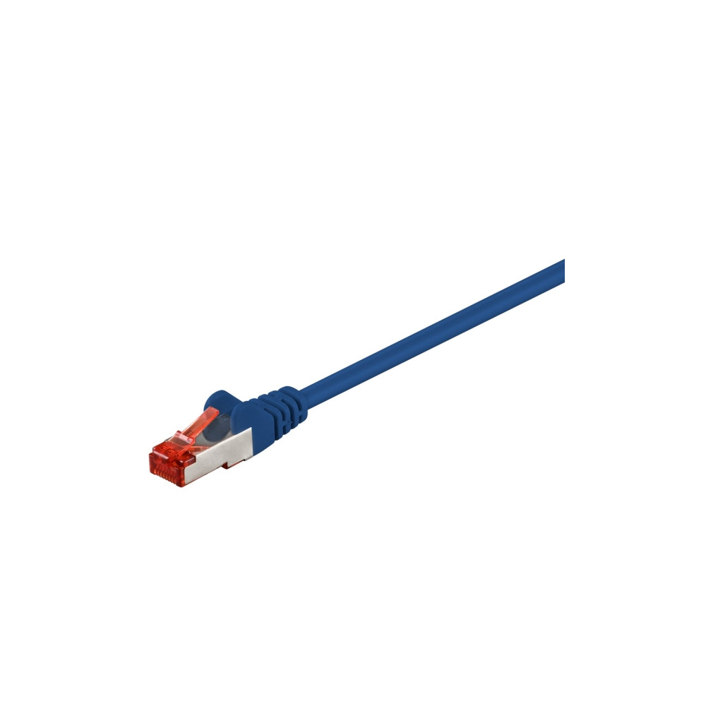 Produktbild för goobay patch-kabel - 50 m - blå