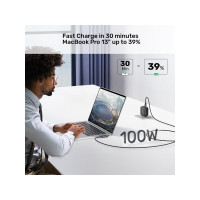 Produktbild för Unitek - USB typ C-kabel - 24 pin USB-C till 24 pin USB-C - 3 m