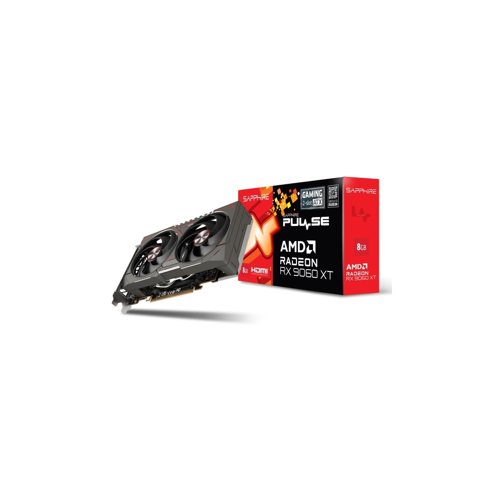 Produktbild för Sapphire Radeon RX9060XT Pulse Gaming GDDR6 2xHDMI DP