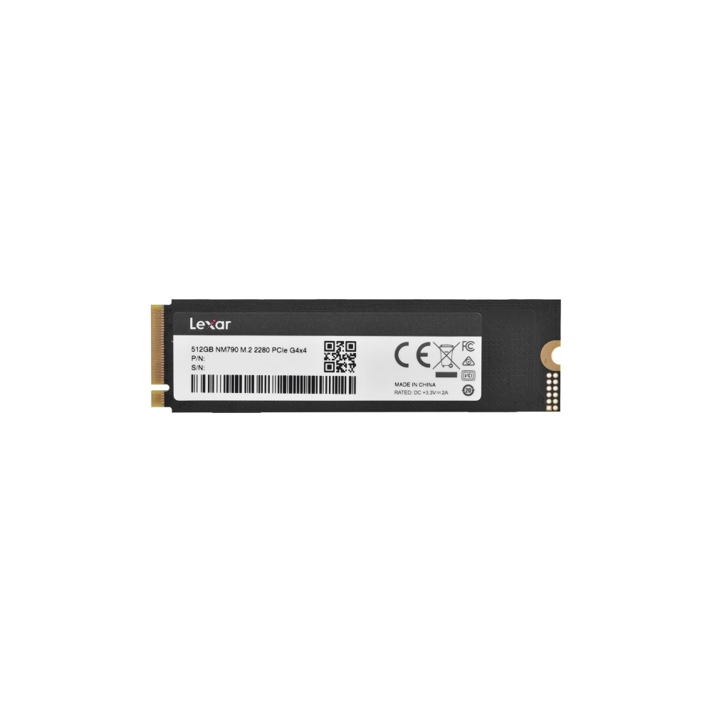 Produktbild för Dysk SSD Lexar NM790 512 GB M.2 2280 PCI-E x4 Gen4 NVMe (LNM...