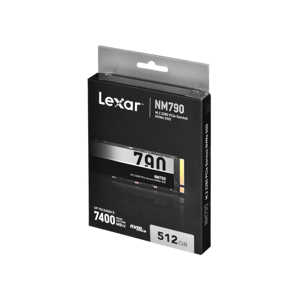 Produktbild för Dysk SSD Lexar NM790 512 GB M.2 2280 PCI-E x4 Gen4 NVMe (LNM...