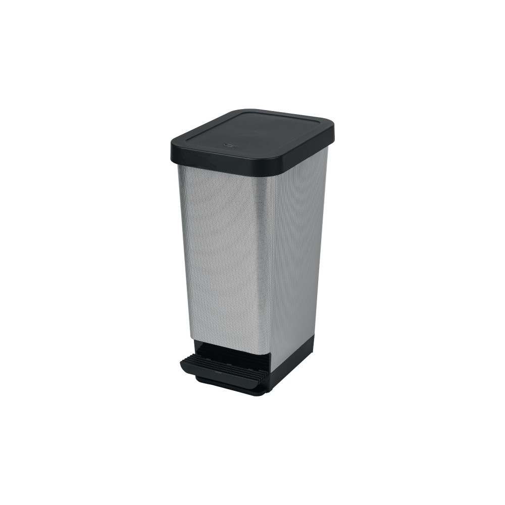 Produktbild för Soptunna, CEP® plast, 45 l, HxBxD: 60,5 x 29 x 44,5 cm, svar...