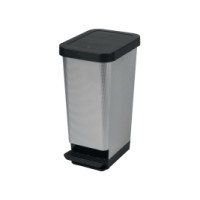 Produktbild för Soptunna, CEP® plast, 45 l, HxBxD: 60,5 x 29 x 44,5 cm, svar...