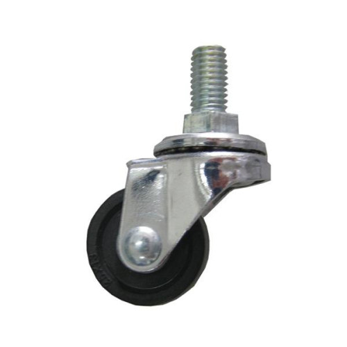 VISO Hjul Viso SSWHELL, gummi och metall, Ø 2,5 cm, svart/metallg...