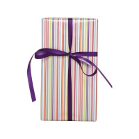 Produktbild för Presentpapper Hedlunds Multistripe, 80 g/m², BxL: 57 cm x 15...