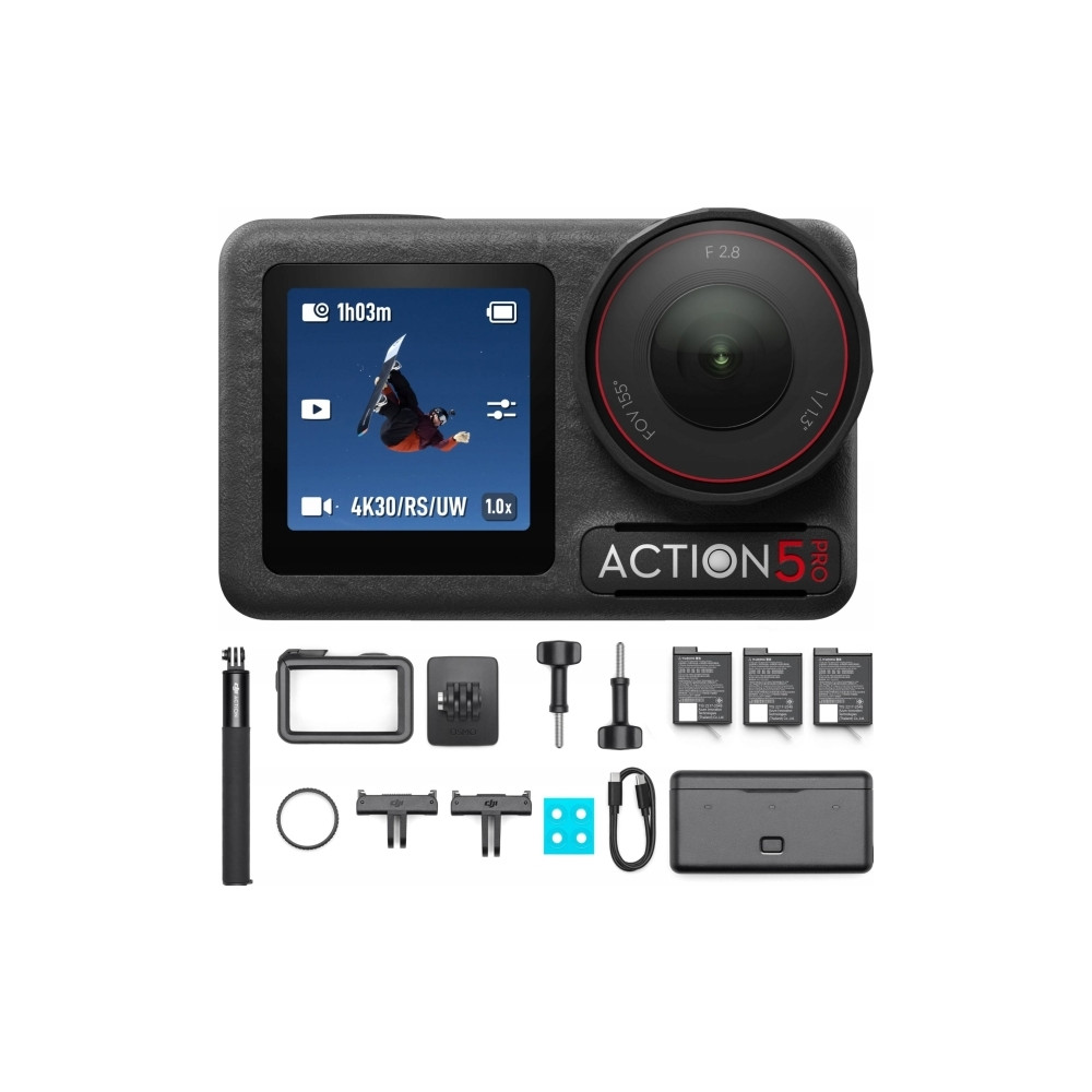Produktbild för DJI Osmo Action 5 Pro - Adventure Combo - aktionkamera