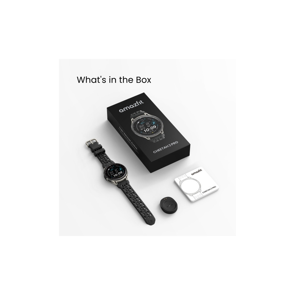 Produktbild för Amazfit Cheetah 2 Pro smart klocka med rem - 32 GB - titan