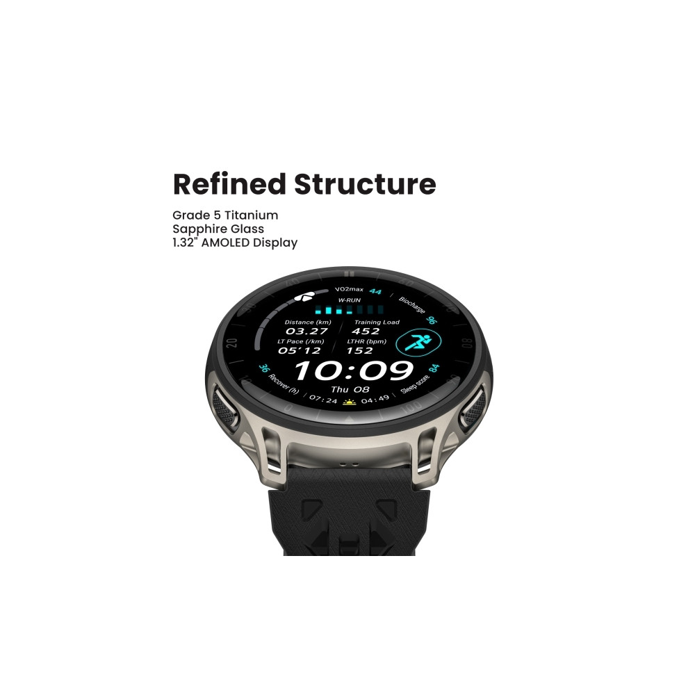 Produktbild för Amazfit Cheetah 2 Pro smart klocka med rem - 32 GB - titan