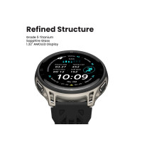 Produktbild för Amazfit Cheetah 2 Pro smart klocka med rem - 32 GB - titan