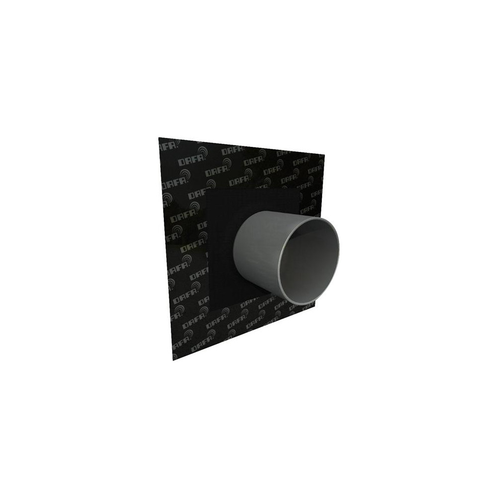 Produktbild för DAFA AirVent UV / Radon rörkrage 260x260 mm för tätning av t...