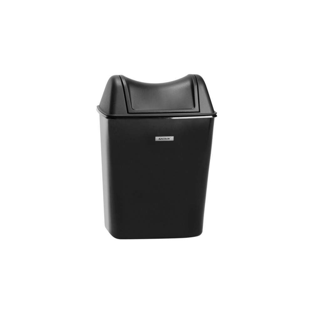 Produktbild för Katrin Inclusive Lady Hygiene Bin - soptunna - 8 L - ABS-plast - svart
