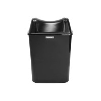 Produktbild för Katrin Inclusive Lady Hygiene Bin - soptunna - 8 L - ABS-plast - svart