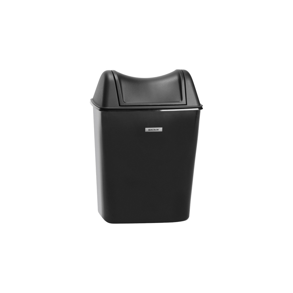 Produktbild för Katrin Inclusive Lady Hygiene Bin - soptunna - 8 L - ABS-plast - svart