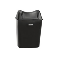 Produktbild för Katrin Inclusive Lady Hygiene Bin - soptunna - 8 L - ABS-plast - svart
