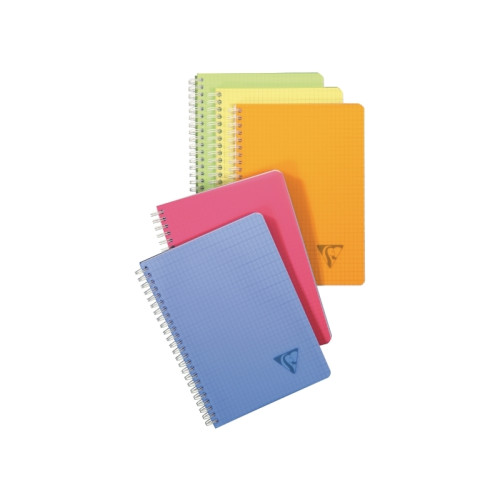 Rhodia Anteckningsbok Clairefontaine Linicolor A5, rutat, 90 g, ass...
