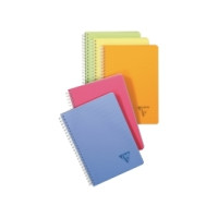 Produktbild för Anteckningsbok Clairefontaine Linicolor A5, rutat, 90 g, ass...