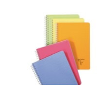 Produktbild för Anteckningsbok Clairefontaine Linicolor A5, rutat, 90 g, ass...