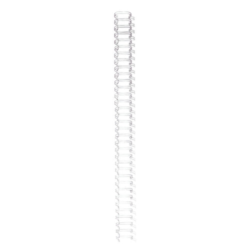 PAVO Spiralryggar Pavo 34 ringar, Ø 6,4 mm, vit, paket med 100 st
