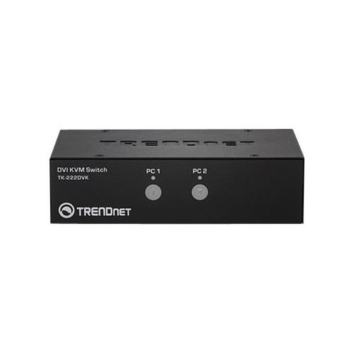 TRENDnet TRENDnet TK 222DVK - omkopplare för tangentbord/video/mus/ljud/USB - 2 portar