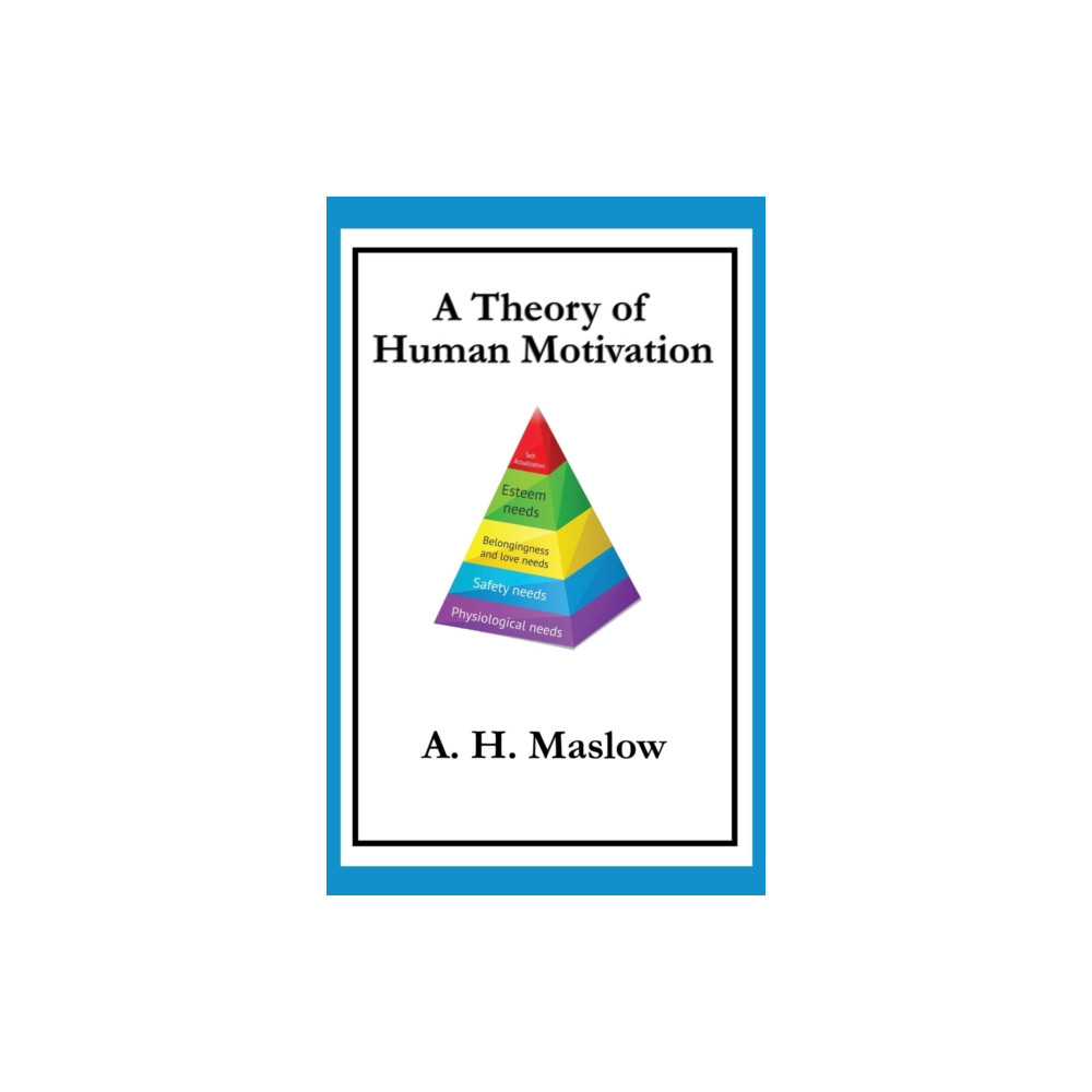Produktbild för A Theory of Human Motivation (inbunden, eng)