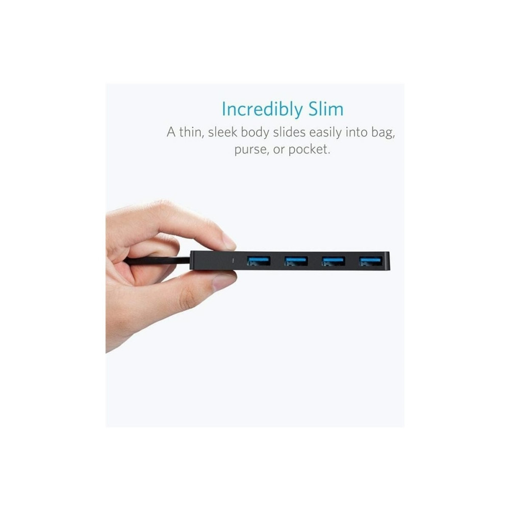 Produktbild för Anker Ultra Slim - hubb - 4 portar