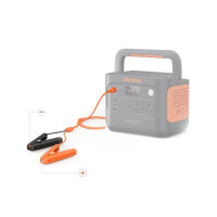 Produktbild för Jackery - batterikabel - automobile cigarette lighter till krokodilklämma - 2.1 m