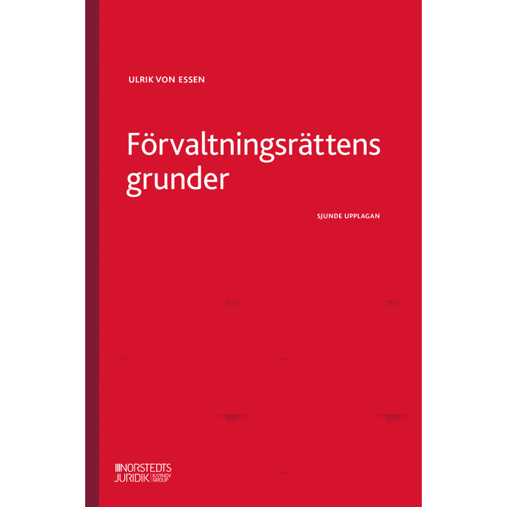 Produktbild för Förvaltningsrättens grunder (häftad)