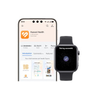 Produktbild för Huawei Watch Fit 5 - aluminiumlegering - smart klocka med rem - svart - svart