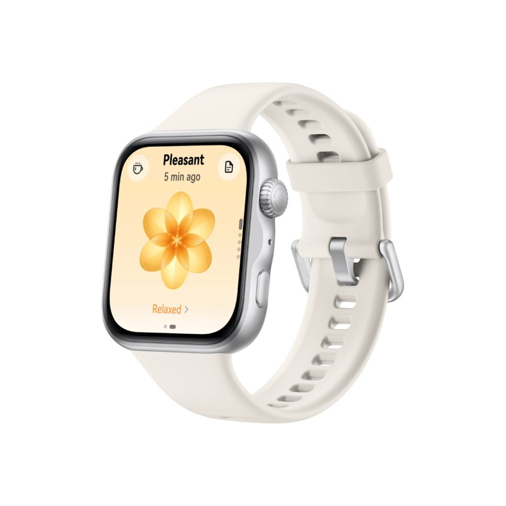 Produktbild för Huawei Watch Fit 5 - aluminiumlegering - smart klocka med rem - vit - vit
