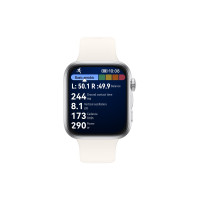 Produktbild för Huawei Watch Fit 5 - aluminiumlegering - smart klocka med rem - vit - vit