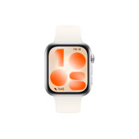 Produktbild för Huawei Watch Fit 5 - aluminiumlegering - smart klocka med rem - vit - vit