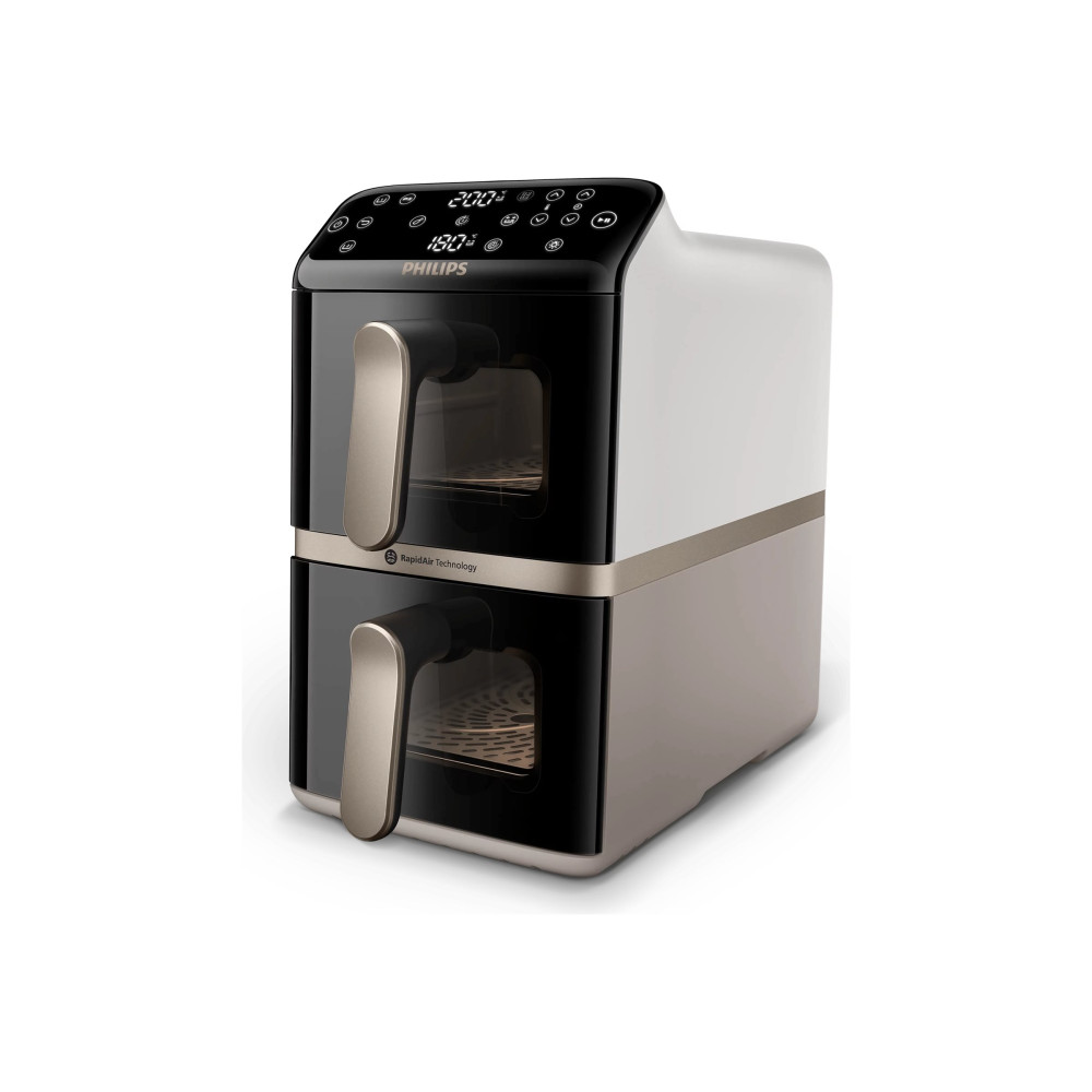 Produktbild för Philips 4000 Series NA462 - dubbel luftfritös - silk beige/white