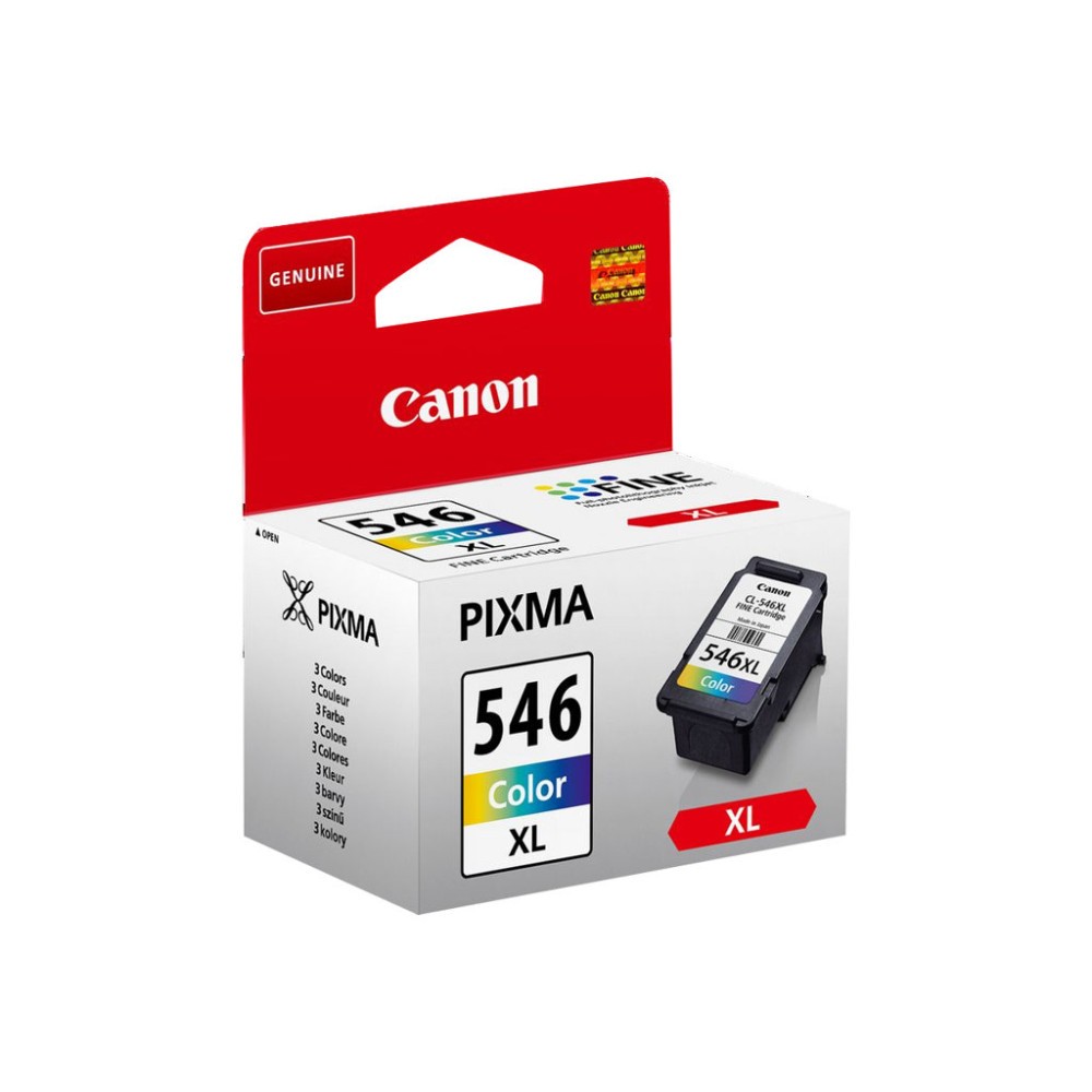 Produktbild för Canon CL-546XL - Lång livslängd - färg (cyan, magenta, gul) - original - bläckpatron
