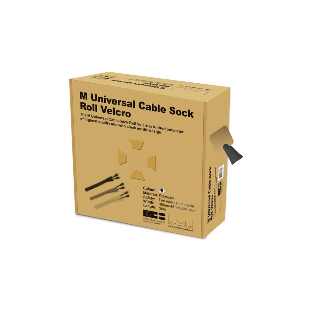 Produktbild för Multibrackets M Universal Cable Sock Touch Fastener - kabelorganiserare