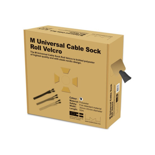 MULTIBRACKETS Multibrackets M Universal Cable Sock Touch Fastener - kabelorganiserare