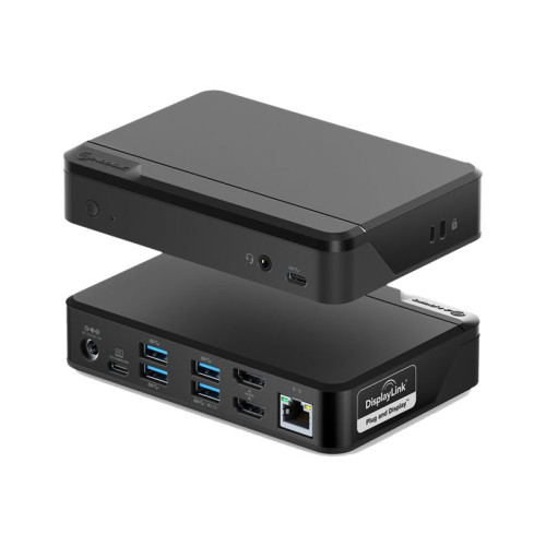 Alogic ALOGIC Universal Twin HD Pro Docking Station - dockningsstation - USB-C - HDMI - 1GbE