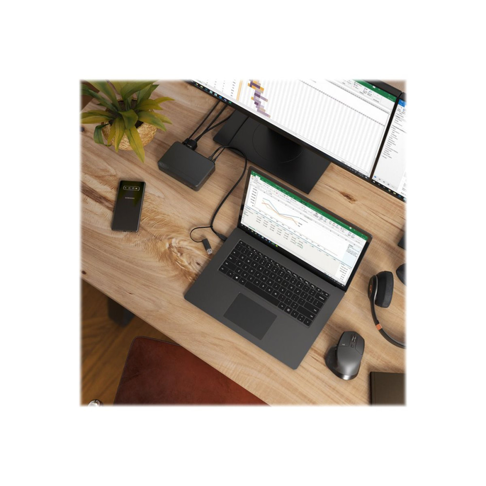 Produktbild för ALOGIC Universal Twin HD Pro Docking Station - dockningsstation - USB-C - HDMI - 1GbE