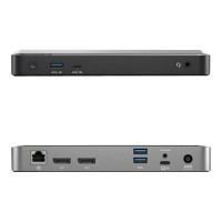 Produktbild för ALOGIC DX2 - dockningsstation - USB-C - 2 x DP - 1GbE