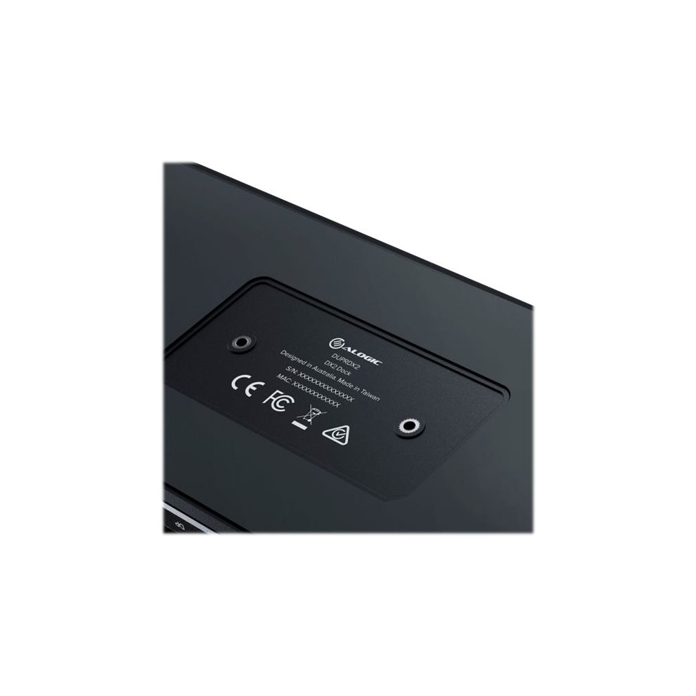 Produktbild för ALOGIC DX2 - dockningsstation - USB-C - 2 x DP - 1GbE