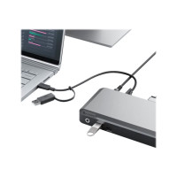 Produktbild för ALOGIC DX2 - dockningsstation - USB-C - 2 x DP - 1GbE