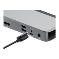 Produktbild för ALOGIC DX2 - dockningsstation - USB-C - 2 x DP - 1GbE