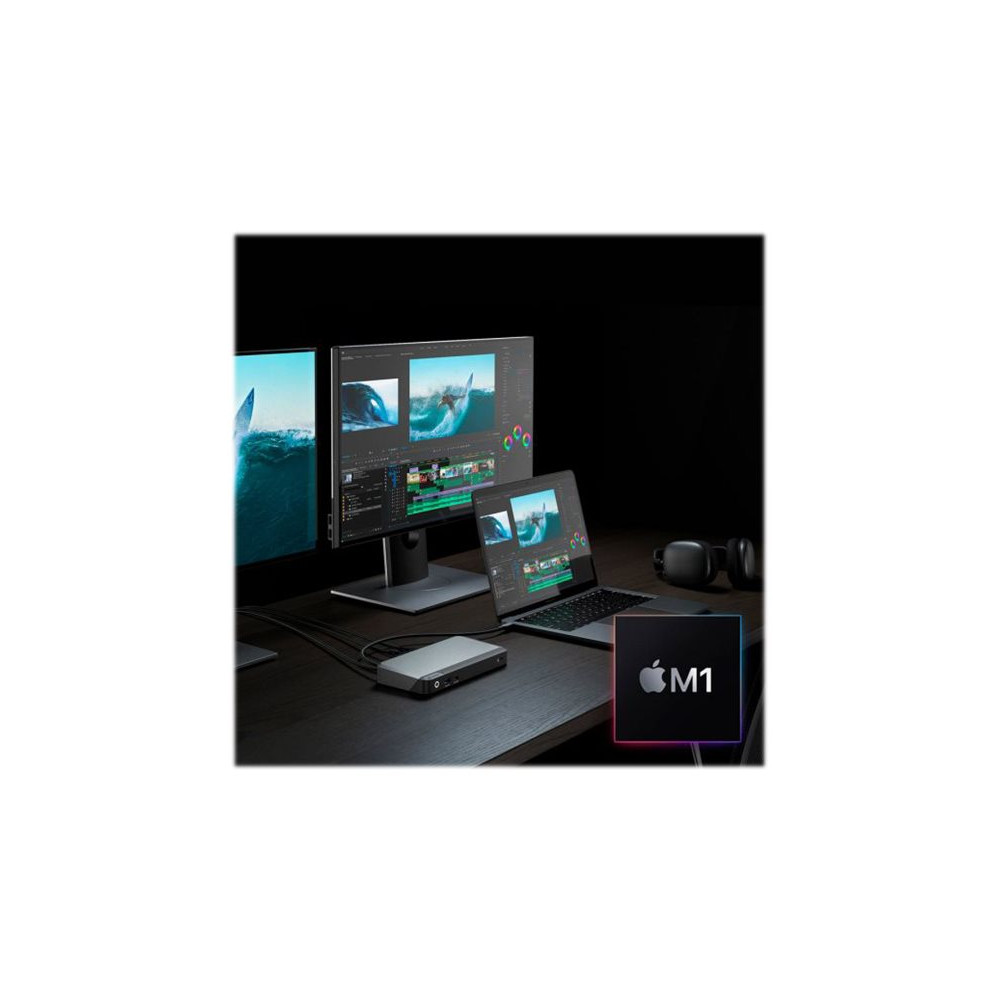 Produktbild för ALOGIC DX2 - dockningsstation - USB-C - 2 x DP - 1GbE