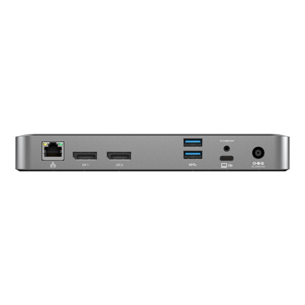 Produktbild för ALOGIC DX2 - dockningsstation - USB-C - 2 x DP - 1GbE