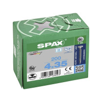 Produktbild för SPAX 1197000400353 R 88091 T-STAR träskruv med försänkt huvu...